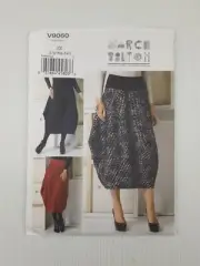 Vogue Sewing Pattern 9060 V9060 Misses Pull-on Skirt Pattern Size L-XXL NEW