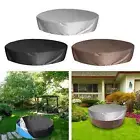 6.23ft Above Ground Pool Cover Dustproof UV Protection Garden Above Ground Solid