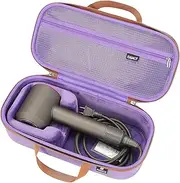RAIACE Hard Storage Case Compatible with dyson Hair Dryer, Travel Carrying Bag. (for sale is case only). - Purple