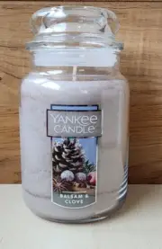 RARE Yankee Jar Candle - Balsam & Clove - Large 22oz - New