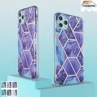Shockproof Marble Case For iPhone 16 Pro 15 14 13 7 8 11 Pro Max XR Back Cover