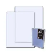 Case of 200 BCW 9 x 12 Photo / Print Rigid Topload Holders hard plastic sleeves