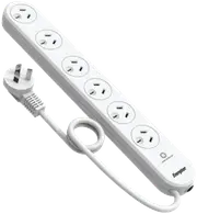 Energizer 6 Outlet Power Board with Surge Protection