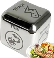 Food Dice - What for Dinner Couples Decision Game | Him Her Date Night Idea Romantic Meal Decider for New Year Valentine's Day