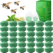 36Pack Wasp and Bee Repellent Outdoor - Natural Peppermint Oil Carpenter Bee Repellent for Yellow Jackets, Hornets, Mud Wasps, Bee Deterrent for Indoor Outdoor Patio Garden Porch, Pet and Family Safe