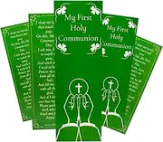 Irish First Communion Bookmark Pack Irish Children's Holy Card Prayer on Back, Set of 5
