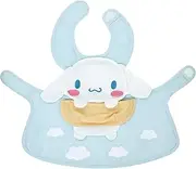 Skater CBAEP1-A Die-Cut Baby Apron, Meal, Size 80-90, Water Repellent, Includes Catch Pocket, Sanrio Cinnamoroll