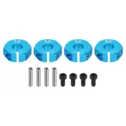 Aluminum 12mm Wheel Hex Hubs Drive Adapters Sky Blue 5mm Thickness for RC Car