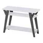 107cm Wooden Console Table Hallway Entryway Tables Behind Sofa Couch White
