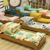 在飛比找樂天市場購物網優惠-南通兒童家紡寶寶幼兒園被子墊被睡墊被褥子三件套六件套床上用品