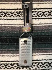 James F. Stainless Steel Zester Grater With Black Handle For Mult-Ingredients
