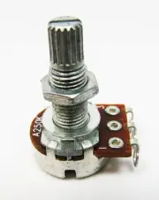 2-pack 250K Long-Shaft Audio-Taper Guitar Volume Potentiometers