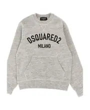 Dsquared2 Kids Logo Printed Crewneck Sweatshirt 12,8Y,6,14Y,12Y,10Y Gray