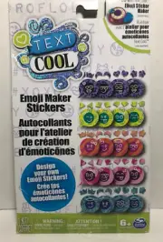 Design Your Own. Text Cool Emoji Maker Stickers Kit NEW