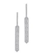 Bloomingdale's Fine Collection Diamond Linear Drop Earrings in 14K White Gold, 1.50 ct. t. w