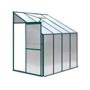 Greenhouse Aluminium Green House Garden Polycarbonate 2.52x1.27M