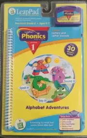 LeapPad Phonics Book 1 Alphabet Adventures New Sealed Leap Frog Book & Cartridge