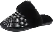 [Generic] Fashion Women Slip Furry Plush Flat Winter Round Toe Keep Warm Solid Color Slippers Shoes Womens Wool Slippers 41792