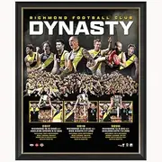 Richmond F.C. Dynasty Official AFL Print Framed 2017, 2019 & 2020 Premiers