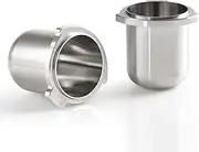 53.3mm Stainless Steel Coffee Bean Dosing Cup for Breville Espresso Machine Compatible with 54mm Portafilter With Grinder Activating Tab, For Sage sage barista express Impress BES870XL/875/876/878/880