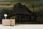 3D Dusk Cottage Wallpaper Wall Mural Removable Self-adhesive 128
