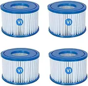 Type VI Hot Tub Spa Filters Compatible with Coleman Saluspa 90352E 58323, Bestway Saluspa Lay-Z-Spa Hot Tub Filter Cartridge，Inflatable Hot Tub, Swimming Pool Pump Filter Type Ⅵ Cartridge