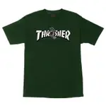 THRASHER X SANTA CRUZ 綠色短T