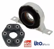 For BMW E46 Propshaft Drive Shaft Center Support Bearing + Flex Disc Joint Guibo (for: BMW)