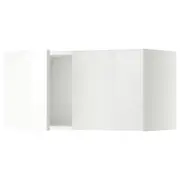 METOD wall cabinet with 2 doors, white/Ringhult white, 80x37x40 cm