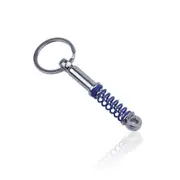 Piston Shock Absorber Shape Key Chain Decoration Key Chain Pendant blue