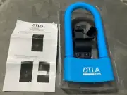 DTLA Bluetooth Keyless Full Size Smart Bike U-Lock Blue “8.5 X 4.5” Brand New