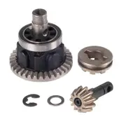 Front Rear Differential Ring Gear & Pinion Gear Assembly for Traxxas Trx4 Trx6 1/10 RC Crawler Car Upgrade Parts As shown