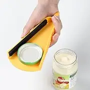 MinHutYa Jar Opener, Can Openers with Weak Hands, Multi Function Bottle Opener Easy to Use Children, Elderly and Arthritis Sufferers(Yellow)