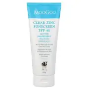 MooGoo Clear Zinc Sunscreen SPF40 200g