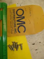 NEW OMC outboard motor NOS NIB evinrude johnson lot of 6 pan taper head screws