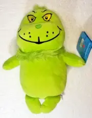 The GRINCH Plush Toy Dr. Seuss Aurora Stuffed Squishy Grinch New with Tags