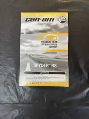 New OEM Can-Am Spyder RS 2013 Roadster Owners Operators Manual Paperback