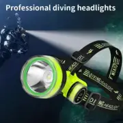 Headlight Scuba Diving Headlamp Underwater Work Flashlight Torch Strong Light