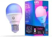 LIFX Color A19 800 lumens, Billions of Colors and Whites, Wi-Fi Smart LED Light