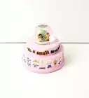 Disney Parks It's A Small World Light Up Small Pink Snow Globe