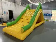 Inflatable Triangle Water Slide Floating Water Trampoline Park For Adults Kids