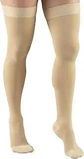 Truform Medical Compression Stockings for Men and Women, Knee High Closed Toe (20-30 mmHg) Beige, 2X-Large