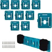 Crivnhar 10 Pack Battery Holder for Makita 18V Battery Mounts Dock Holder Fit for BL1860 BL1850 BL1840 BL1830(w/10 Screws)