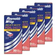 Wrap Pre-Cut Pop-Up Heavy Duty Aluminum Foil Sheets 14 x 10.25 Inches 30 Shee...