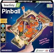 Smartivity Pinball Machine for Kids 8-14 Years Global Award Winning Arcade Game Birthday Gifts for Boys Girls DIY Science Oldi Stem Wooden Construction Toys Multicolor