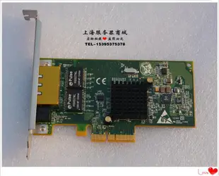 曙光浪潮拆機82576EB PCIe 4X1000M雙口網卡 匯聚 軟路由E1G42ET