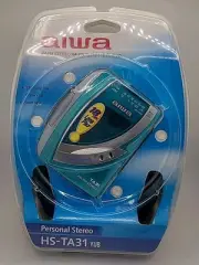 NEW! AIWA HS-TA31 YUB Walkman Personal Stereo Radio Cassette Player SUPER BASS