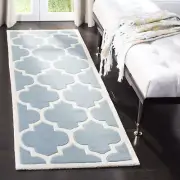 Safavieh Chatham BLUE / IVORY 2'-3" X 17' Runner - CHT733B-217