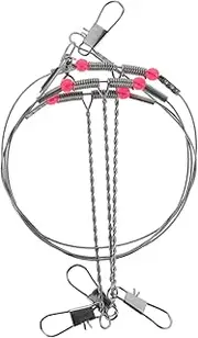 HANABASS Versatile Balance String Hook Rig Set Sea Fishing Gear Wire Leader Rigs Snap Swivel for Efficient Baiting