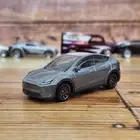 2020 Tesla Model Y Grey 1:64 Scale Diecast Diorama Model Car Loose